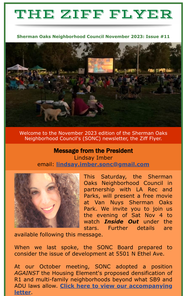 November 2023 Newsletter