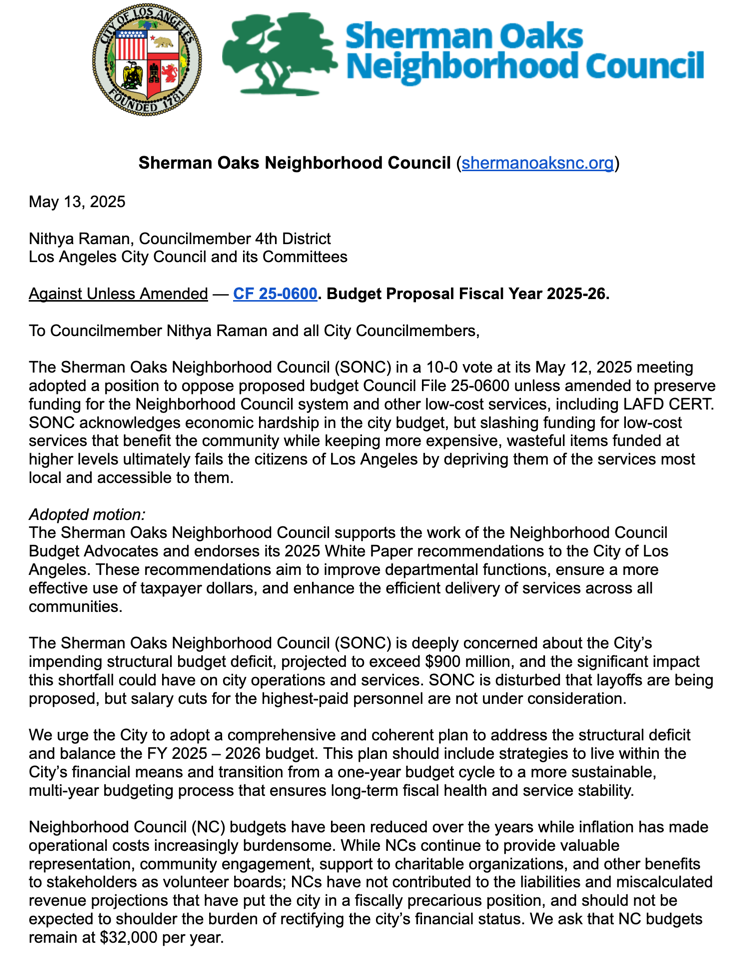 SONC Opposes Proposed Budget Cuts to NC System, CERT