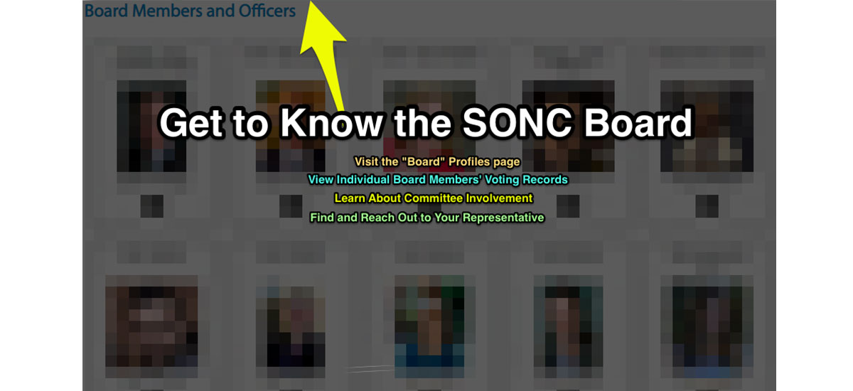 get to know the sonc board